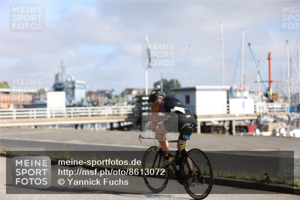 17.08.2025 - KN Förde Triathlon 2025 Yannick Fuchs http://msf.ph/oto/8613072 17.08.2025 09:17:52 Radfahren 114, 253, 114 meine-sportfotos.de