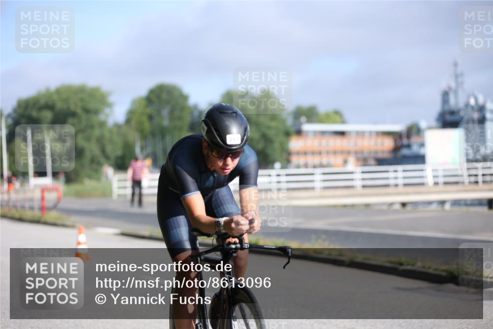 17.08.2025 - KN Förde Triathlon 2025 Yannick Fuchs http://msf.ph/oto/8613096 17.08.2025 09:18:02 Radfahren 107, 119, 253 meine-sportfotos.de