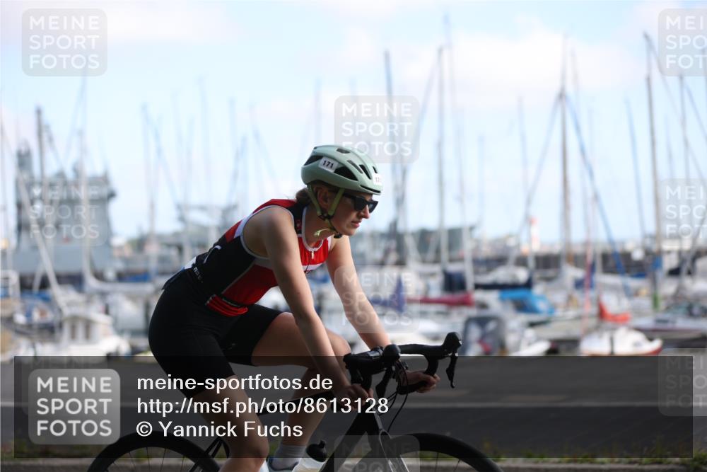 17.08.2025 - KN Förde Triathlon 2025 Yannick Fuchs http://msf.ph/oto/8613128 17.08.2025 10:11:50 Radfahren 171, 248 meine-sportfotos.de