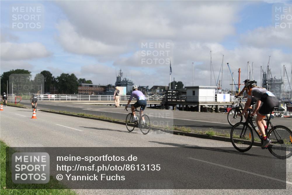 17.08.2025 - KN Förde Triathlon 2025 Yannick Fuchs http://msf.ph/oto/8613135 17.08.2025 09:38:11 Radfahren 103, 160, 192, 250 meine-sportfotos.de