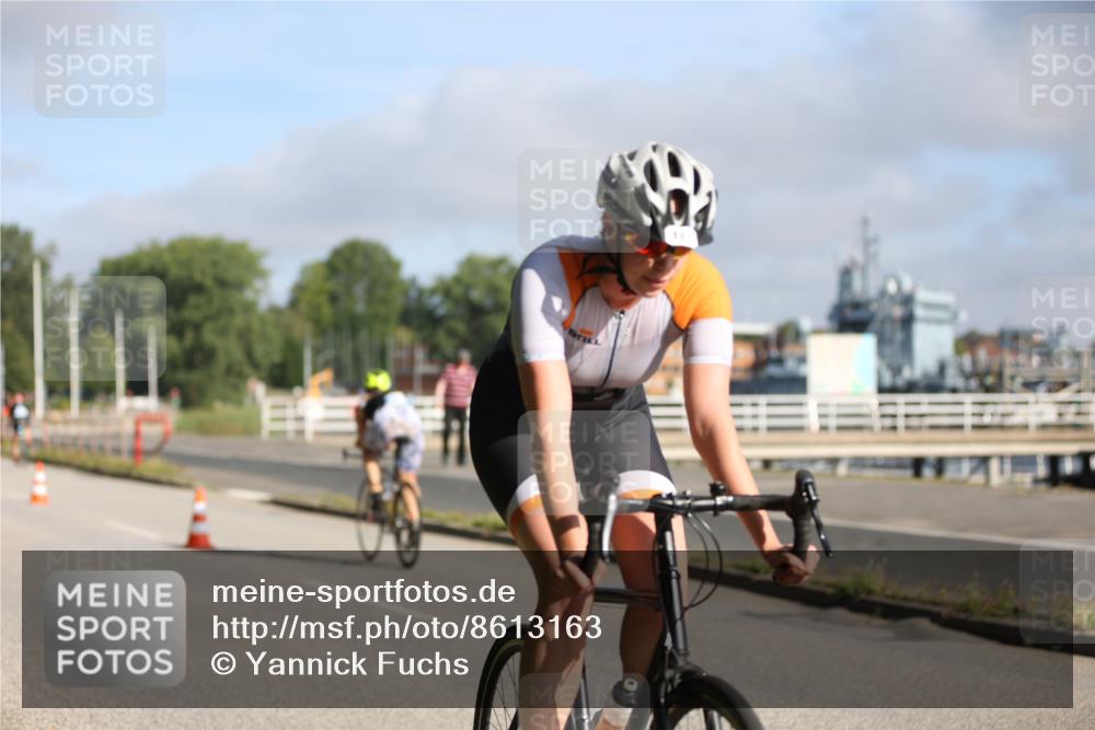 17.08.2025 - KN Förde Triathlon 2025 Yannick Fuchs http://msf.ph/oto/8613163 17.08.2025 09:18:15 Radfahren 103, 105, 121, 105, 107, 119 meine-sportfotos.de