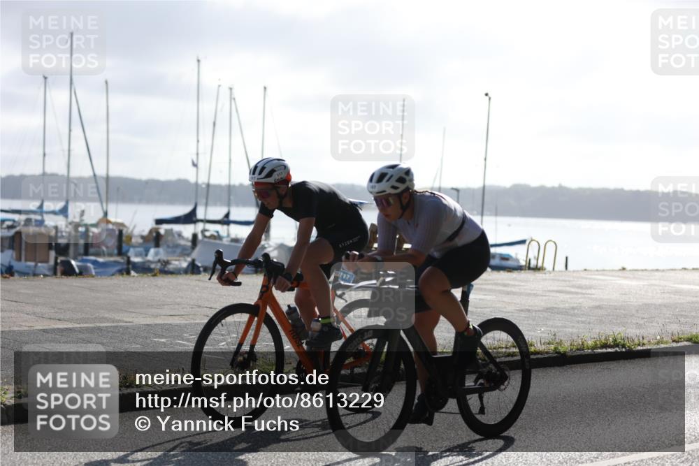17.08.2025 - KN Förde Triathlon 2025 Yannick Fuchs http://msf.ph/oto/8613229 17.08.2025 09:18:38 Radfahren 117, 125, 157 meine-sportfotos.de