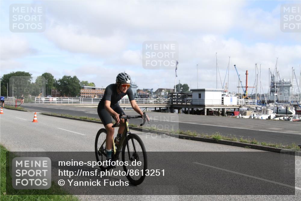 17.08.2025 - KN Förde Triathlon 2025 Yannick Fuchs http://msf.ph/oto/8613251 17.08.2025 09:40:12 Radfahren 108, 160, 169, 174, 186, 202, 254 meine-sportfotos.de