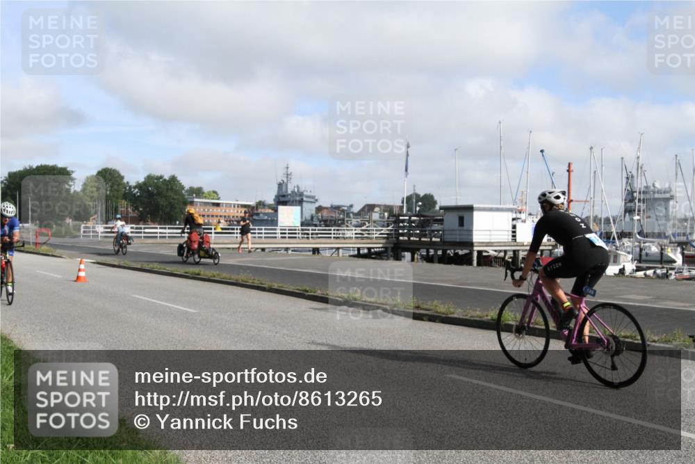 17.08.2025 - KN Förde Triathlon 2025 Yannick Fuchs http://msf.ph/oto/8613265 17.08.2025 09:40:23 Radfahren 108, 110, 114, 125, 169 meine-sportfotos.de