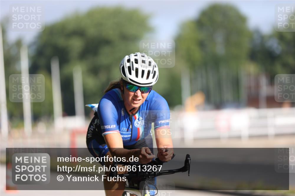 17.08.2025 - KN Förde Triathlon 2025 Yannick Fuchs http://msf.ph/oto/8613267 17.08.2025 09:19:02 Radfahren 108, 109, 110, 113, 116 meine-sportfotos.de