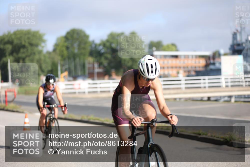 17.08.2025 - KN Förde Triathlon 2025 Yannick Fuchs http://msf.ph/oto/8613284 17.08.2025 09:19:05 Radfahren 108, 109, 113, 116, 110 meine-sportfotos.de