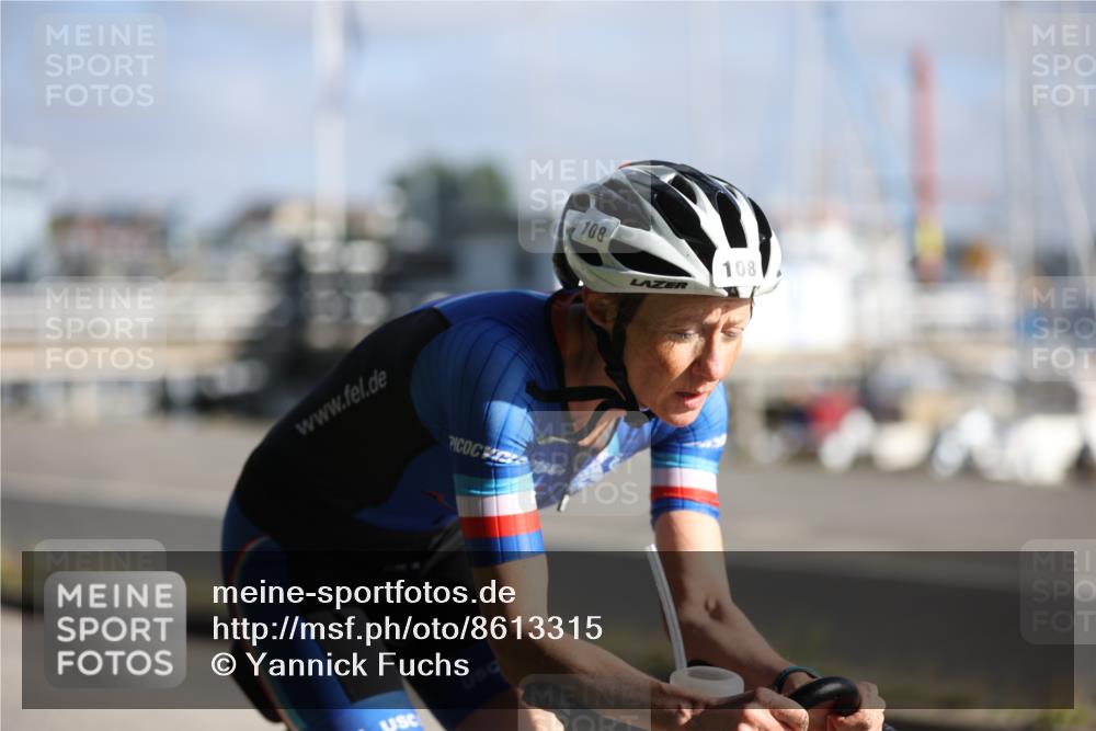 17.08.2025 - KN Förde Triathlon 2025 Yannick Fuchs http://msf.ph/oto/8613315 17.08.2025 09:19:12 Radfahren 108, 109, 113, 116 meine-sportfotos.de