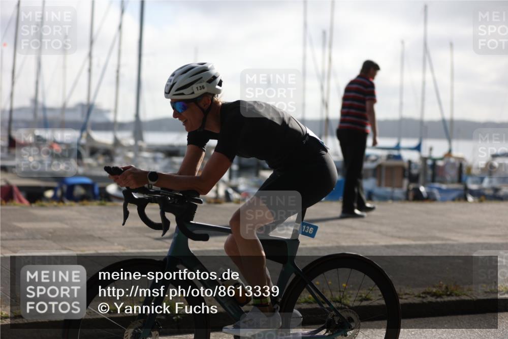 17.08.2025 - KN Förde Triathlon 2025 Yannick Fuchs http://msf.ph/oto/8613339 17.08.2025 09:19:26 Radfahren 102, 114, 136, 102 meine-sportfotos.de