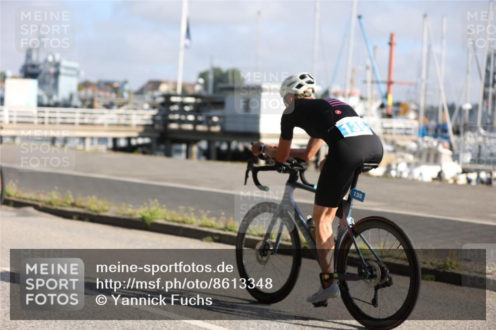 17.08.2025 - KN Förde Triathlon 2025 Yannick Fuchs http://msf.ph/oto/8613348 17.08.2025 09:19:27 Radfahren 114, 136, 102, 136 meine-sportfotos.de