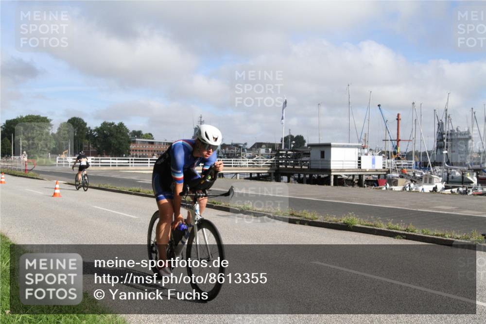17.08.2025 - KN Förde Triathlon 2025 Yannick Fuchs http://msf.ph/oto/8613355 17.08.2025 09:41:59 Radfahren 104, 183, 244 meine-sportfotos.de