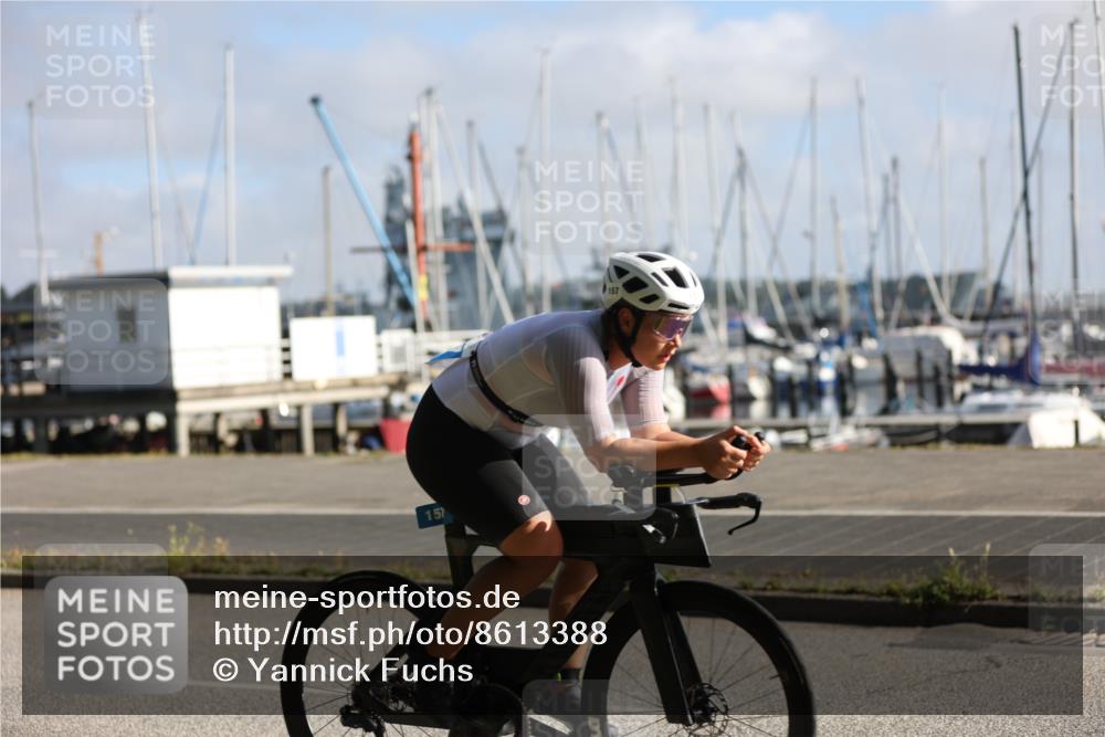 17.08.2025 - KN Förde Triathlon 2025 Yannick Fuchs http://msf.ph/oto/8613388 17.08.2025 09:20:19 Radfahren 117, 125, 157 meine-sportfotos.de