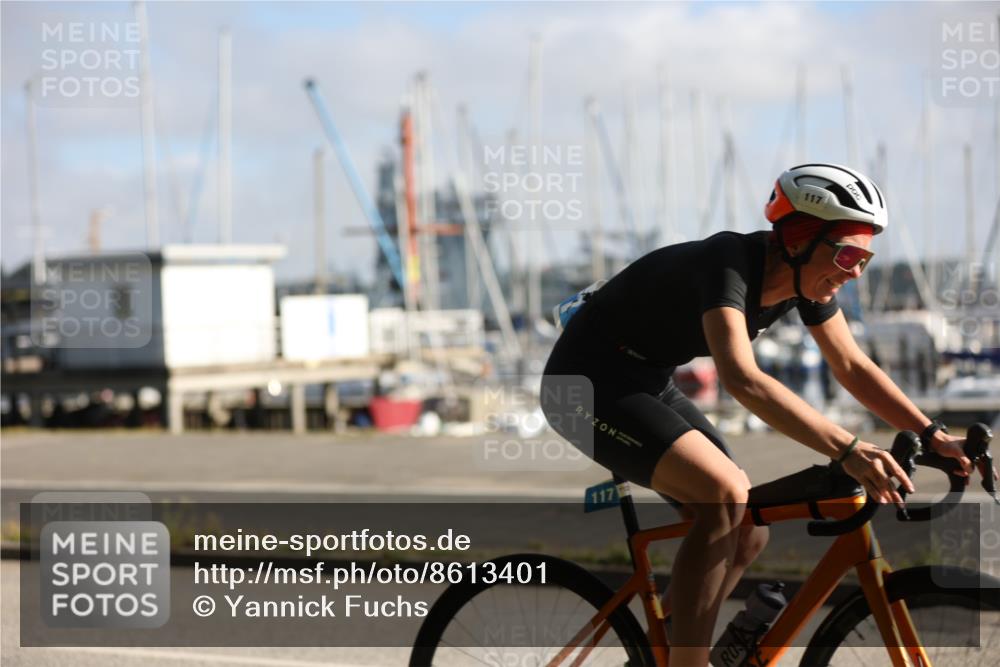 17.08.2025 - KN Förde Triathlon 2025 Yannick Fuchs http://msf.ph/oto/8613401 17.08.2025 09:20:22 Radfahren 117, 125, 126, 157, 198, 157 meine-sportfotos.de