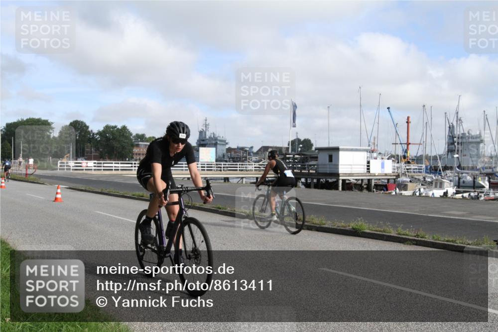 17.08.2025 - KN Förde Triathlon 2025 Yannick Fuchs http://msf.ph/oto/8613411 17.08.2025 09:42:44 Radfahren 133, 184, 195, 201, 221, 234 meine-sportfotos.de