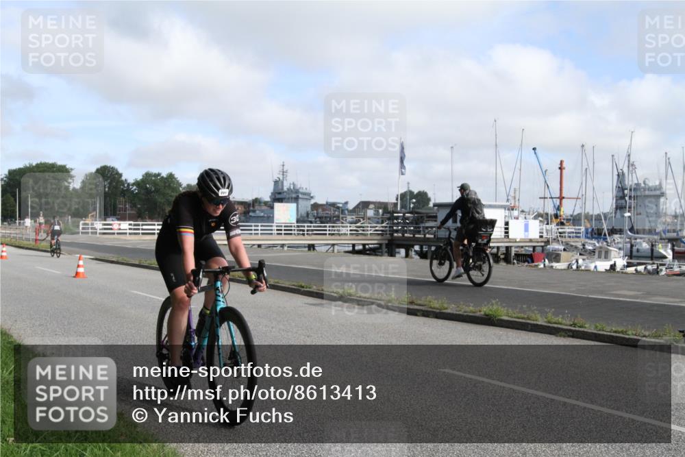 17.08.2025 - KN Förde Triathlon 2025 Yannick Fuchs http://msf.ph/oto/8613413 17.08.2025 09:42:47 Radfahren 133, 184, 195, 201, 221, 234 meine-sportfotos.de