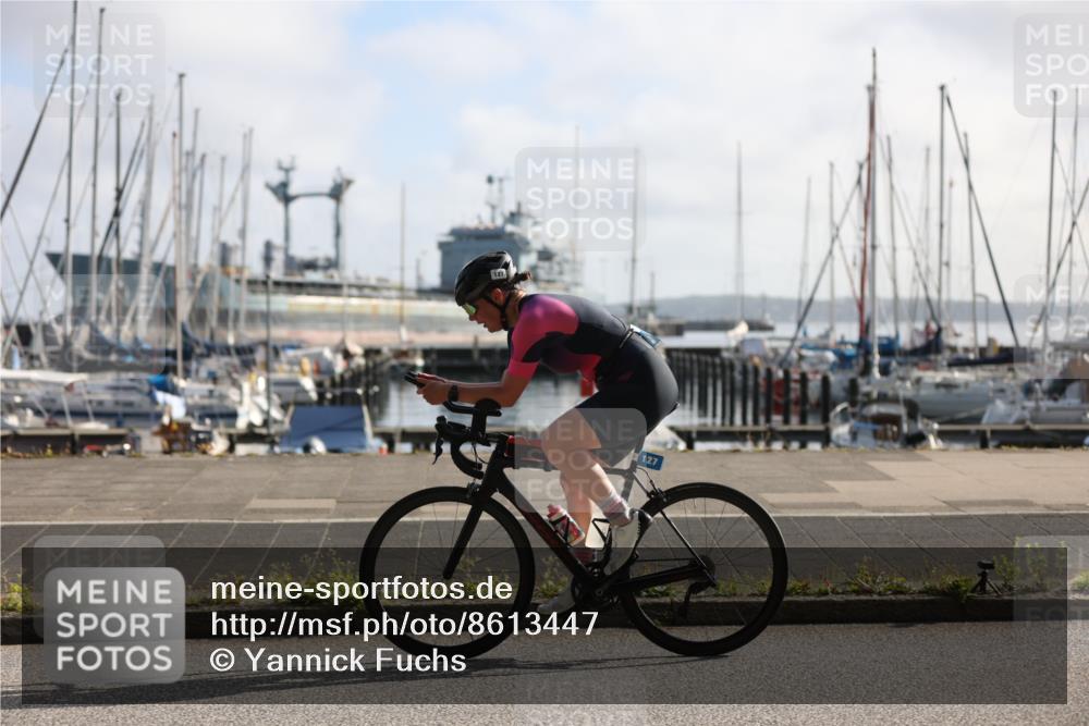 17.08.2025 - KN Förde Triathlon 2025 Yannick Fuchs http://msf.ph/oto/8613447 17.08.2025 09:20:35 Radfahren 120, 127, 148, 126, 127, 198 meine-sportfotos.de