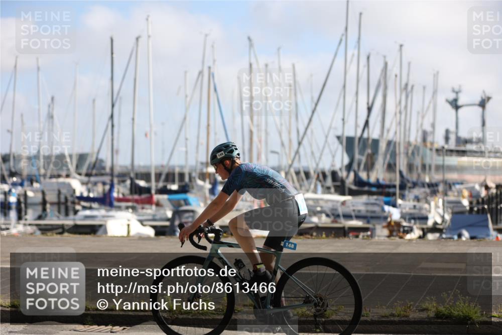 17.08.2025 - KN Förde Triathlon 2025 Yannick Fuchs http://msf.ph/oto/8613466 17.08.2025 09:20:47 Radfahren 148, 148 meine-sportfotos.de