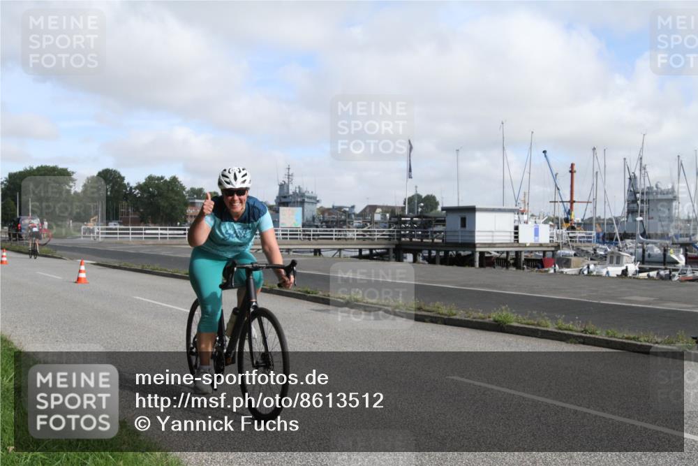 17.08.2025 - KN Förde Triathlon 2025 Yannick Fuchs http://msf.ph/oto/8613512 17.08.2025 09:44:20 Radfahren 120, 171, 219 meine-sportfotos.de