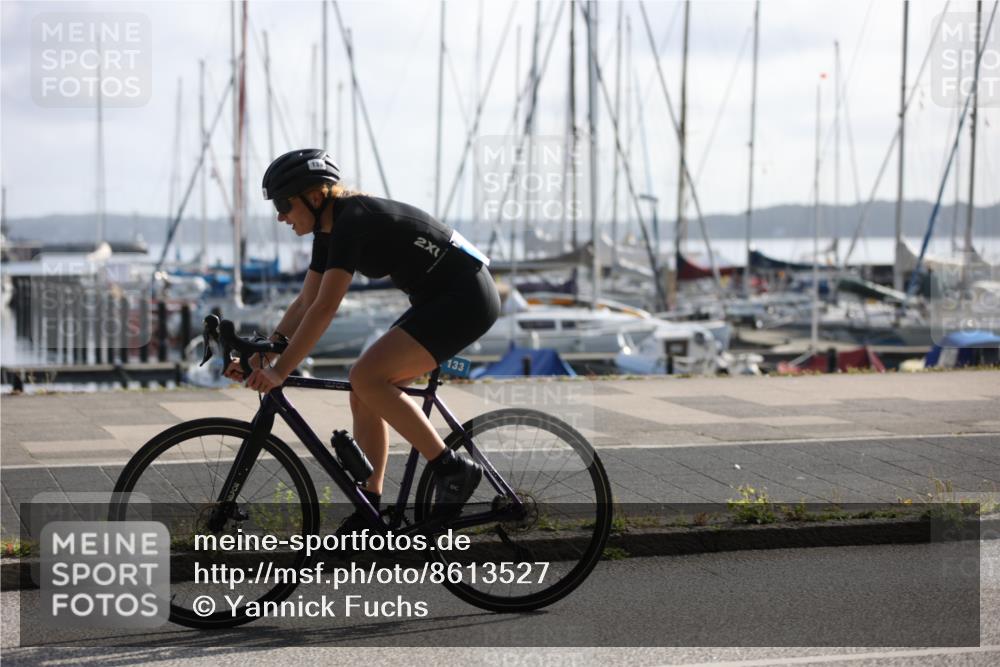 17.08.2025 - KN Förde Triathlon 2025 Yannick Fuchs http://msf.ph/oto/8613527 17.08.2025 09:21:29 Radfahren 130, 133, 133 meine-sportfotos.de