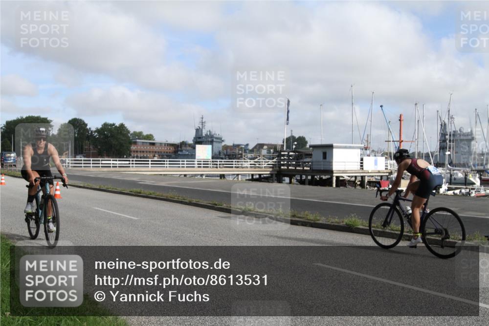 17.08.2025 - KN Förde Triathlon 2025 Yannick Fuchs http://msf.ph/oto/8613531 17.08.2025 09:44:47 Radfahren 200, 201, 212, 230, 252 meine-sportfotos.de