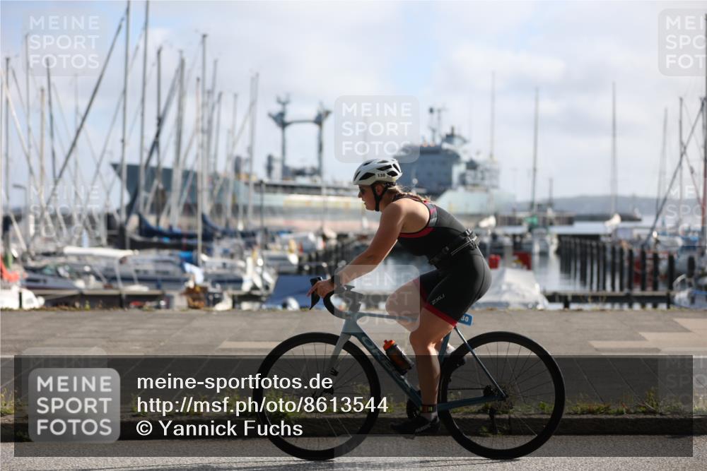 17.08.2025 - KN Förde Triathlon 2025 Yannick Fuchs http://msf.ph/oto/8613544 17.08.2025 09:21:32 Radfahren 130, 130, 133 meine-sportfotos.de