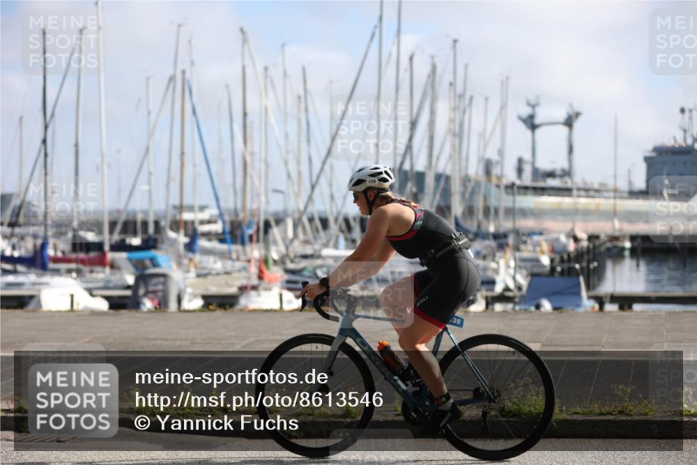 17.08.2025 - KN Förde Triathlon 2025 Yannick Fuchs http://msf.ph/oto/8613546 17.08.2025 09:21:32 Radfahren 130, 130, 133 meine-sportfotos.de