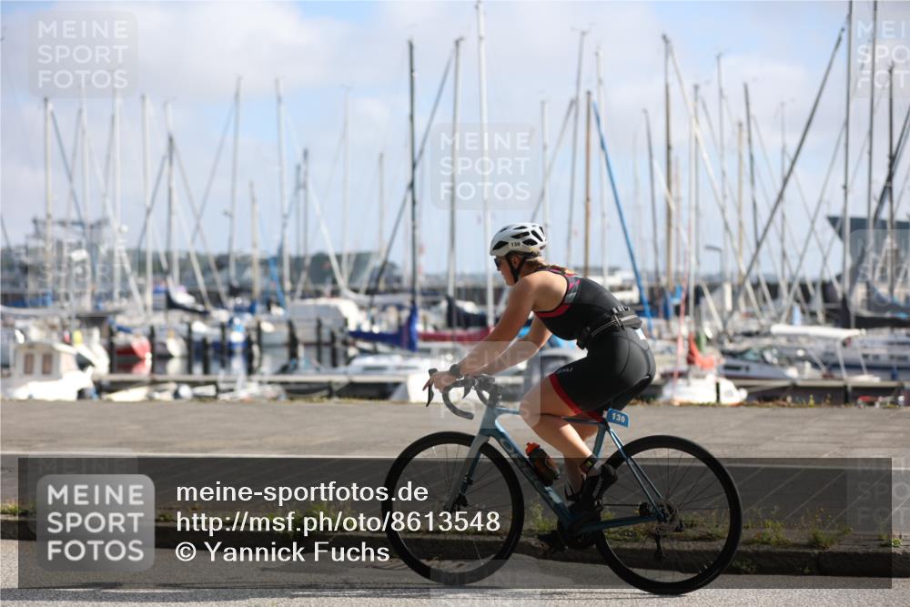 17.08.2025 - KN Förde Triathlon 2025 Yannick Fuchs http://msf.ph/oto/8613548 17.08.2025 09:21:33 Radfahren 122, 138, 130, 133 meine-sportfotos.de
