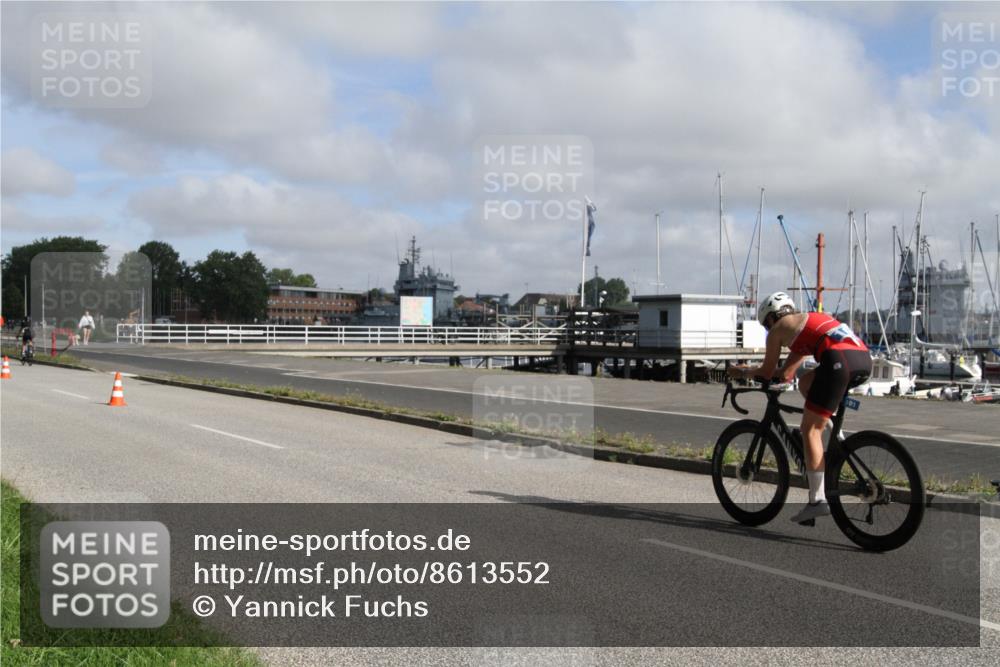 17.08.2025 - KN Förde Triathlon 2025 Yannick Fuchs http://msf.ph/oto/8613552 17.08.2025 09:44:58 Radfahren 101, 105, 150, 195, 200, 253 meine-sportfotos.de