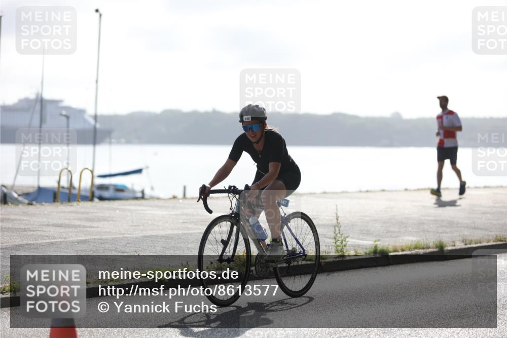 17.08.2025 - KN Förde Triathlon 2025 Yannick Fuchs http://msf.ph/oto/8613577 17.08.2025 09:22:00 Radfahren 135, 142, 147, 151, 152 meine-sportfotos.de