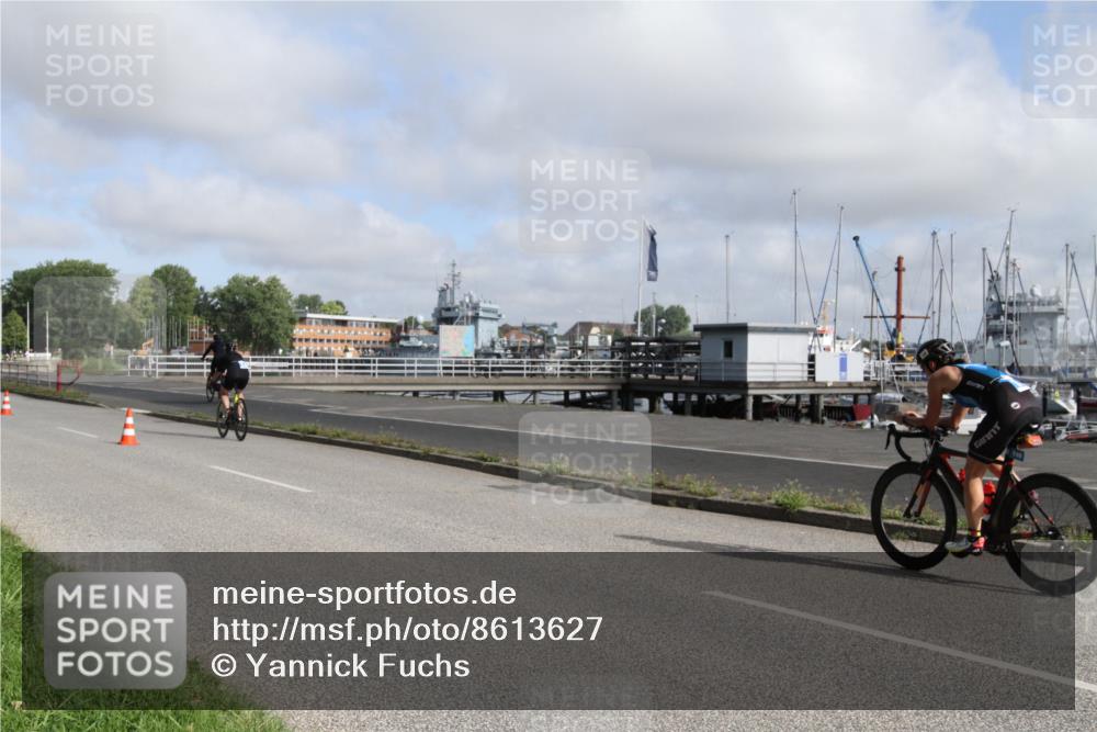 17.08.2025 - KN Förde Triathlon 2025 Yannick Fuchs http://msf.ph/oto/8613627 17.08.2025 09:46:28 Radfahren 144, 180, 194, 225, 252 meine-sportfotos.de