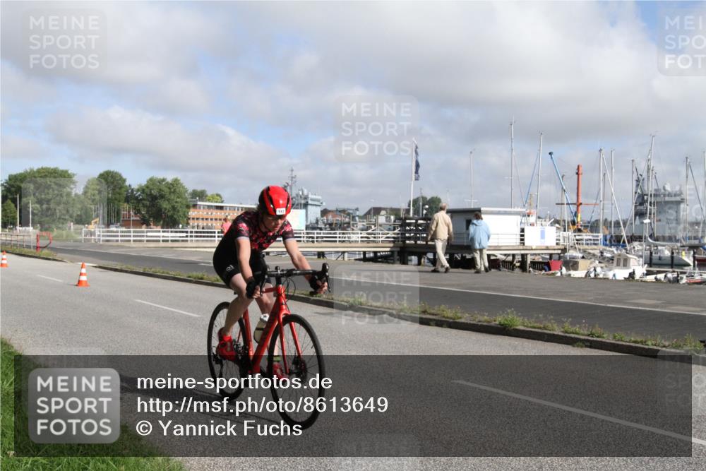 17.08.2025 - KN Förde Triathlon 2025 Yannick Fuchs http://msf.ph/oto/8613649 17.08.2025 09:47:00 Radfahren 116, 143, 166 meine-sportfotos.de
