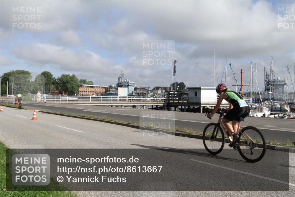 17.08.2025 - KN Förde Triathlon 2025 Yannick Fuchs http://msf.ph/oto/8613667 17.08.2025 09:47:33 Radfahren 135, 177, 187, 231, 238 meine-sportfotos.de