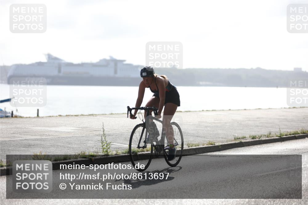 17.08.2025 - KN Förde Triathlon 2025 Yannick Fuchs http://msf.ph/oto/8613697 17.08.2025 09:22:43 Radfahren 128, 143, 162, 150 meine-sportfotos.de