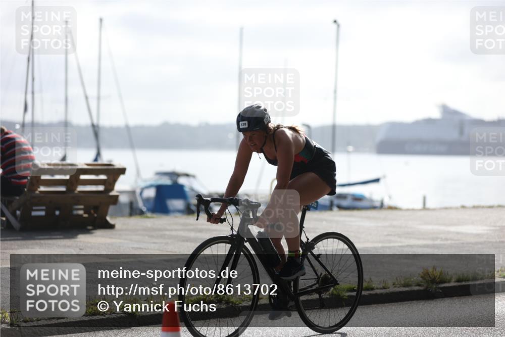 17.08.2025 - KN Förde Triathlon 2025 Yannick Fuchs http://msf.ph/oto/8613702 17.08.2025 09:22:43 Radfahren 128, 143, 162, 150 meine-sportfotos.de