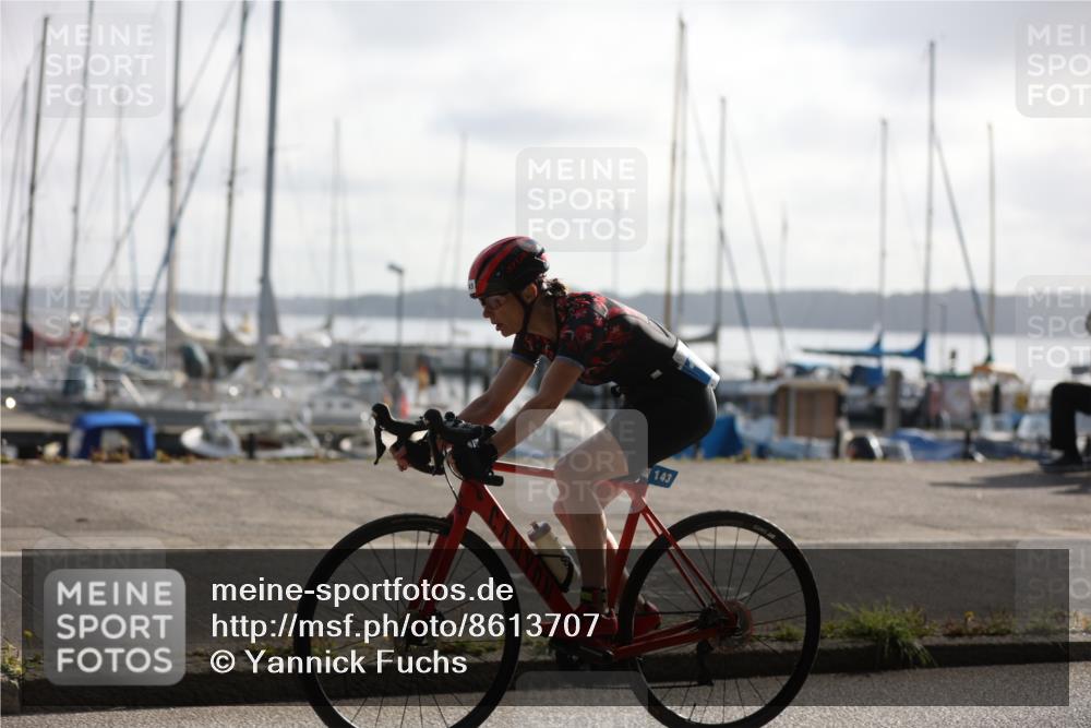 17.08.2025 - KN Förde Triathlon 2025 Yannick Fuchs http://msf.ph/oto/8613707 17.08.2025 09:22:45 Radfahren 128, 139, 143, 128, 150, 162 meine-sportfotos.de
