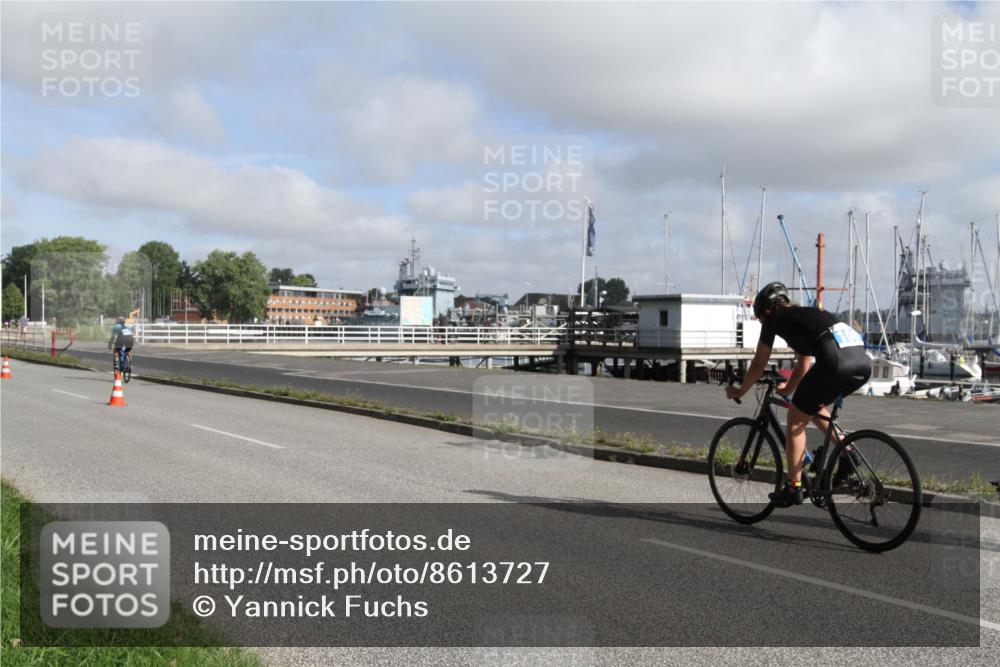17.08.2025 - KN Förde Triathlon 2025 Yannick Fuchs http://msf.ph/oto/8613727 17.08.2025 09:48:37 Radfahren 106, 141, 159, 194 meine-sportfotos.de