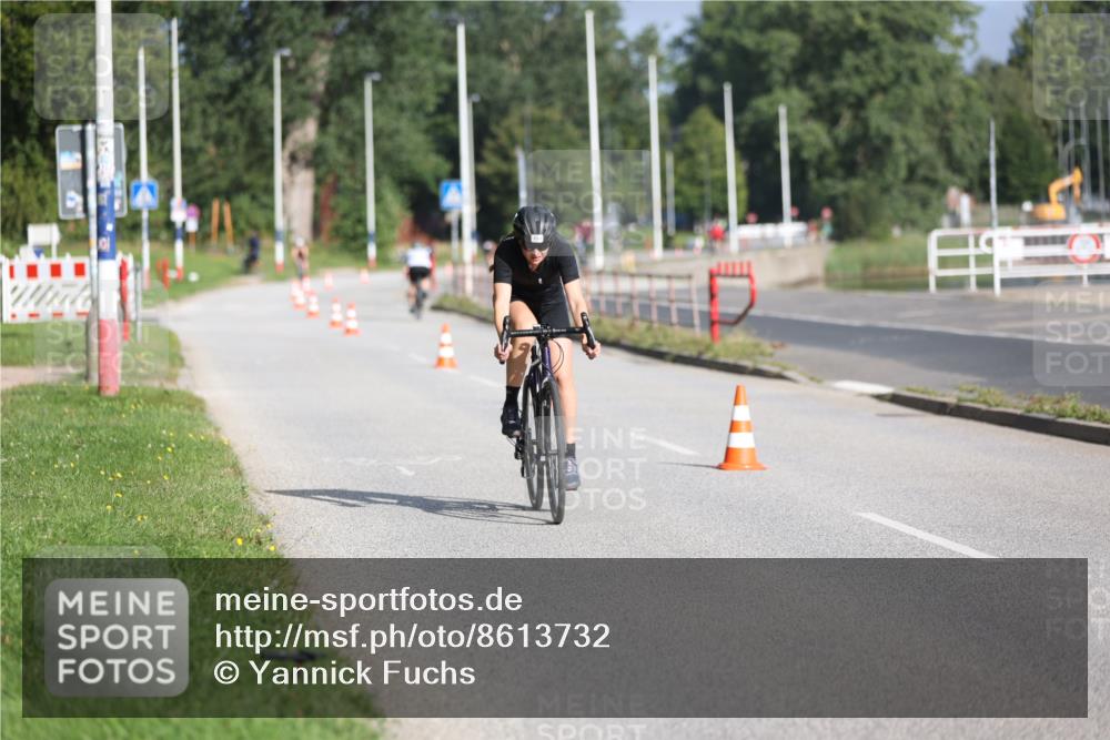 17.08.2025 - KN Förde Triathlon 2025 Yannick Fuchs http://msf.ph/oto/8613732 17.08.2025 09:23:03 Radfahren 133 meine-sportfotos.de