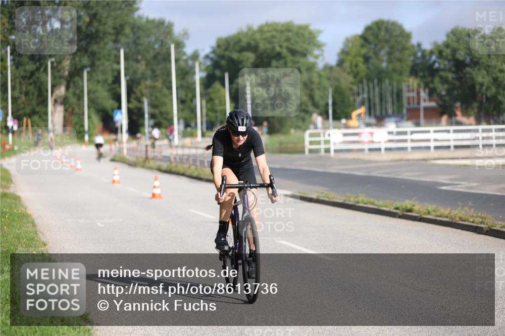 17.08.2025 - KN Förde Triathlon 2025 Yannick Fuchs http://msf.ph/oto/8613736 17.08.2025 09:23:04 Radfahren 133 meine-sportfotos.de