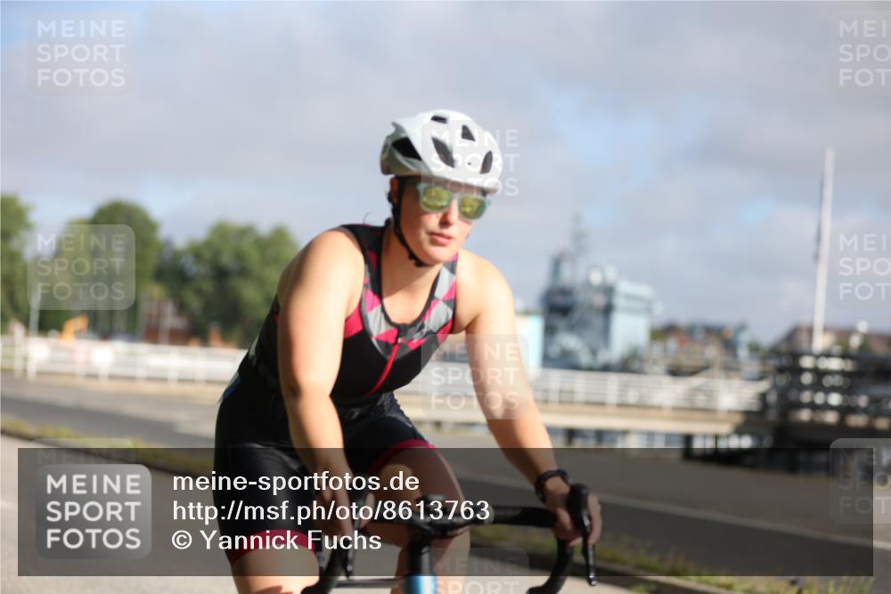 17.08.2025 - KN Förde Triathlon 2025 Yannick Fuchs http://msf.ph/oto/8613763 17.08.2025 09:23:20 Radfahren 130, 138 meine-sportfotos.de