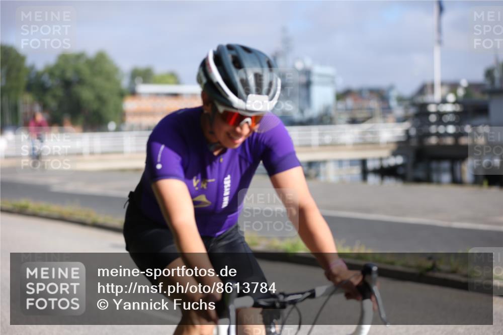 17.08.2025 - KN Förde Triathlon 2025 Yannick Fuchs http://msf.ph/oto/8613784 17.08.2025 09:23:29 Radfahren 122, 138 meine-sportfotos.de