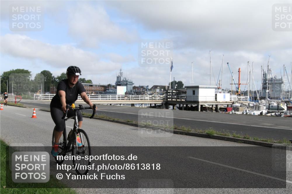 17.08.2025 - KN Förde Triathlon 2025 Yannick Fuchs http://msf.ph/oto/8613818 17.08.2025 09:50:25 Radfahren 106, 117 meine-sportfotos.de