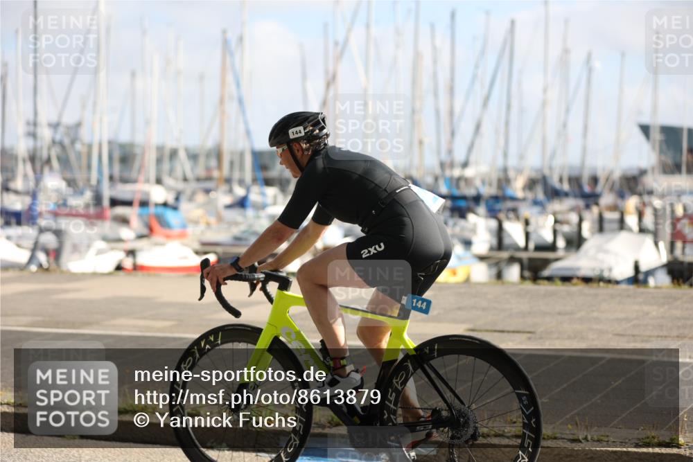 17.08.2025 - KN Förde Triathlon 2025 Yannick Fuchs http://msf.ph/oto/8613879 17.08.2025 09:24:10 Radfahren 144, 162, 159 meine-sportfotos.de