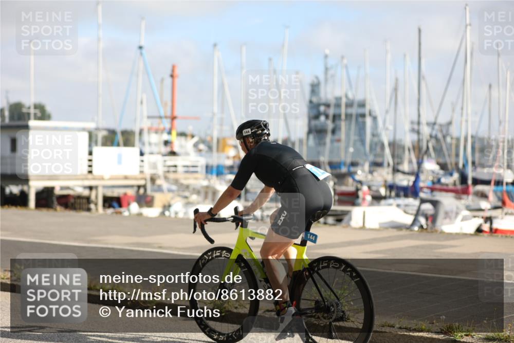 17.08.2025 - KN Förde Triathlon 2025 Yannick Fuchs http://msf.ph/oto/8613882 17.08.2025 09:24:11 Radfahren 128, 144, 162, 159 meine-sportfotos.de