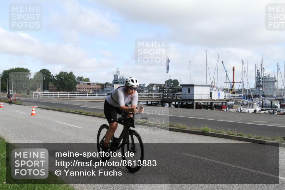 17.08.2025 - KN Förde Triathlon 2025 Yannick Fuchs http://msf.ph/oto/8613883 17.08.2025 09:51:37 Radfahren 107, 119, 125, 157 meine-sportfotos.de