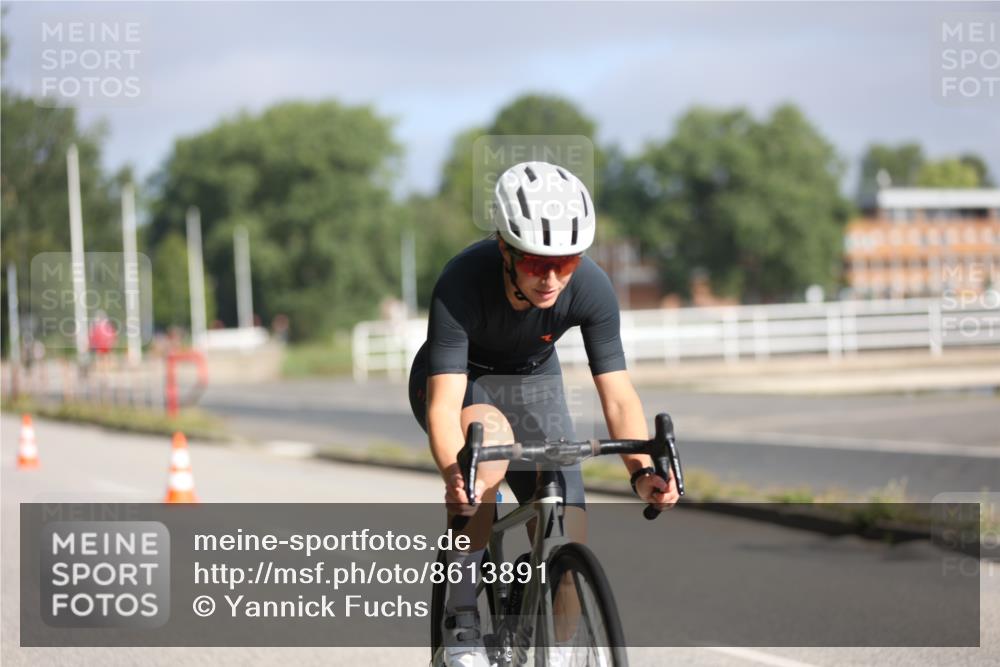 17.08.2025 - KN Förde Triathlon 2025 Yannick Fuchs http://msf.ph/oto/8613891 17.08.2025 09:24:18 Radfahren 128, 150, 162, 144 meine-sportfotos.de