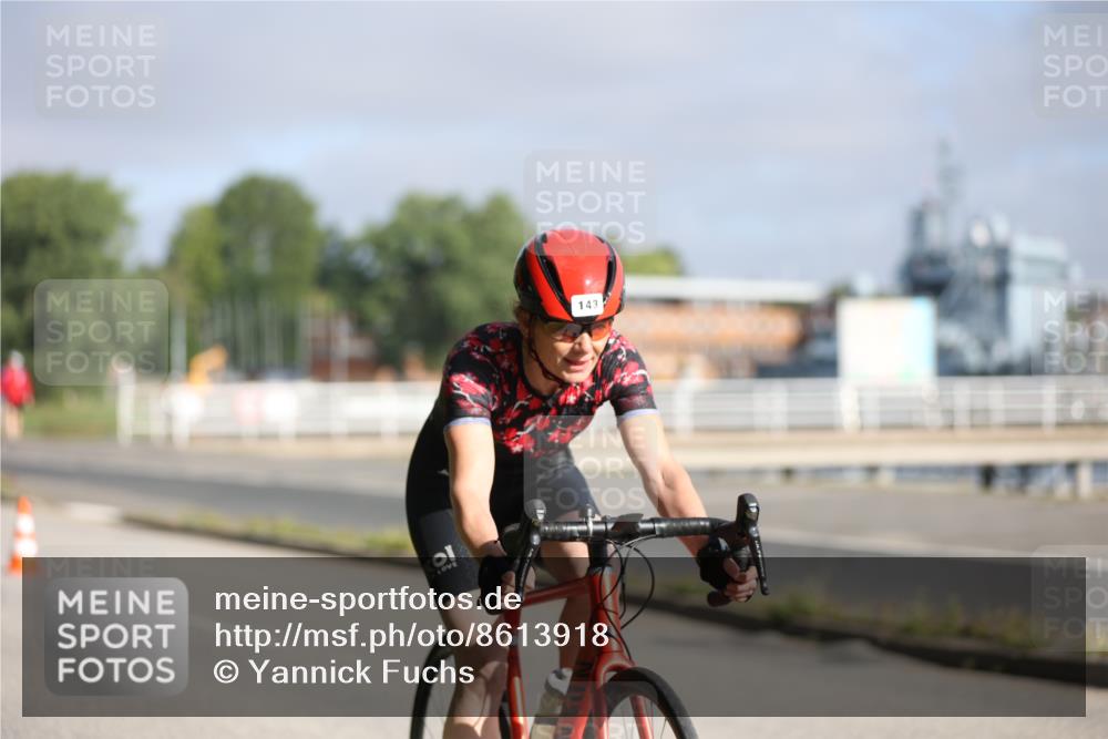 17.08.2025 - KN Förde Triathlon 2025 Yannick Fuchs http://msf.ph/oto/8613918 17.08.2025 09:24:32 Radfahren 143, 166, 252 meine-sportfotos.de