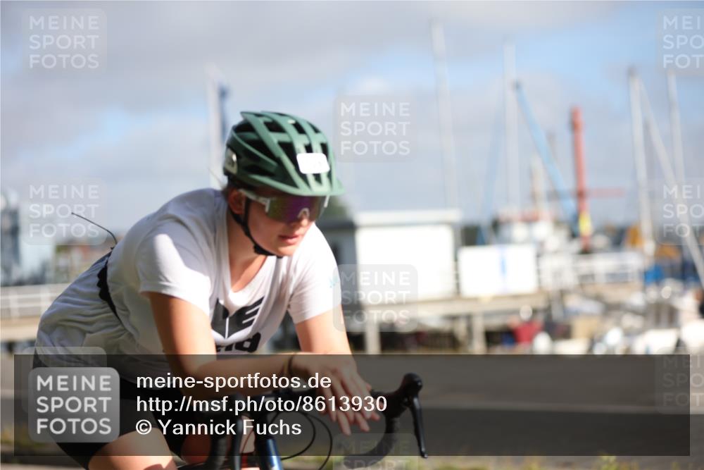 17.08.2025 - KN Förde Triathlon 2025 Yannick Fuchs http://msf.ph/oto/8613930 17.08.2025 09:24:43 Radfahren 139, 141, 252 meine-sportfotos.de