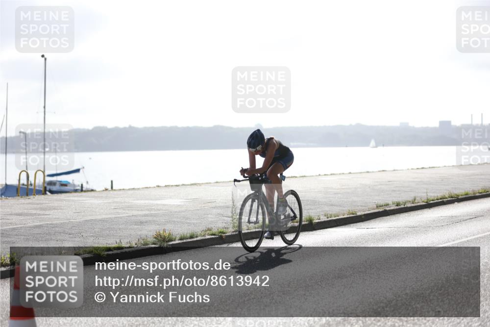 17.08.2025 - KN Förde Triathlon 2025 Yannick Fuchs http://msf.ph/oto/8613942 17.08.2025 09:25:01 Radfahren 115 meine-sportfotos.de