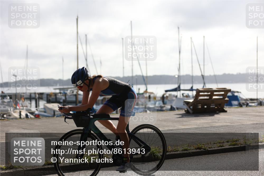 17.08.2025 - KN Förde Triathlon 2025 Yannick Fuchs http://msf.ph/oto/8613943 17.08.2025 09:25:02 Radfahren 115 meine-sportfotos.de