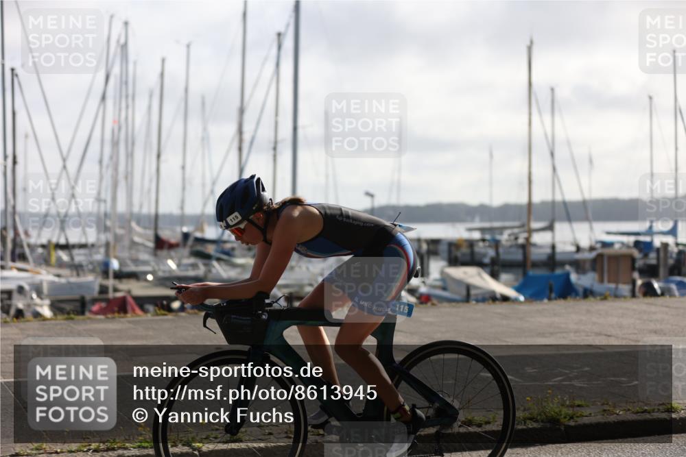 17.08.2025 - KN Förde Triathlon 2025 Yannick Fuchs http://msf.ph/oto/8613945 17.08.2025 09:25:02 Radfahren 115 meine-sportfotos.de