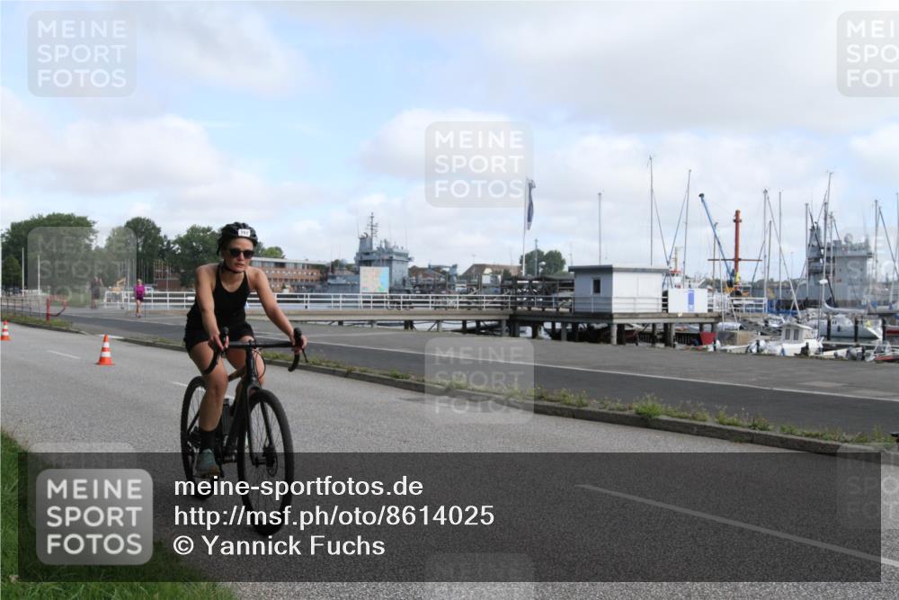 17.08.2025 - KN Förde Triathlon 2025 Yannick Fuchs http://msf.ph/oto/8614025 17.08.2025 09:54:03 Radfahren 176, 182, 216, 223 meine-sportfotos.de